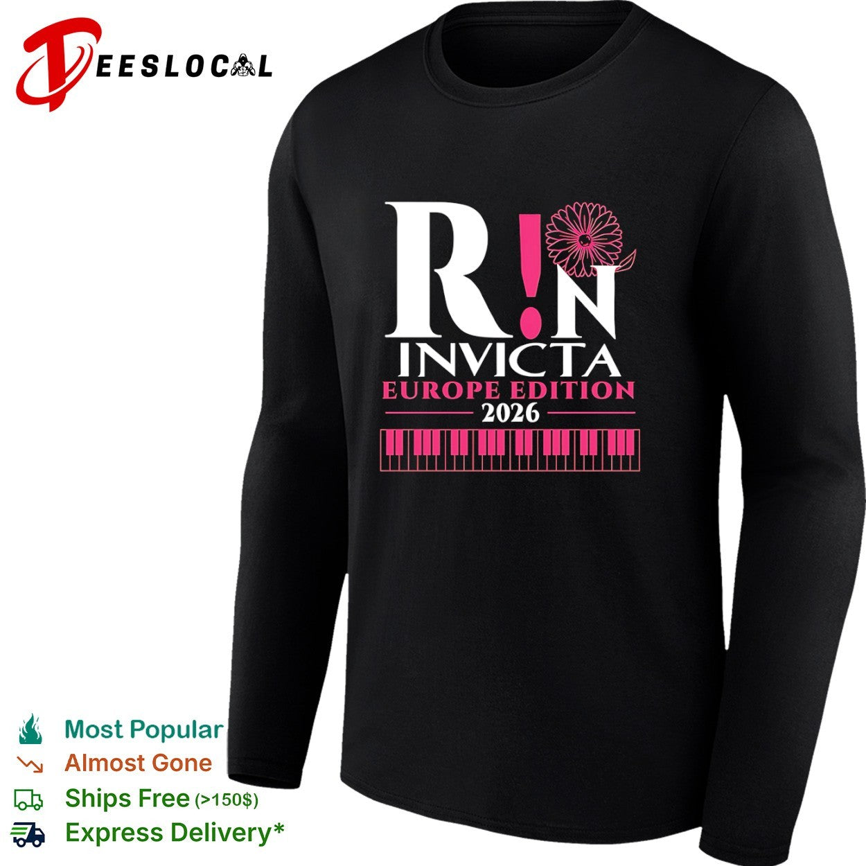 R!N Invicta Europe Edition 2026 Piano Music shirt