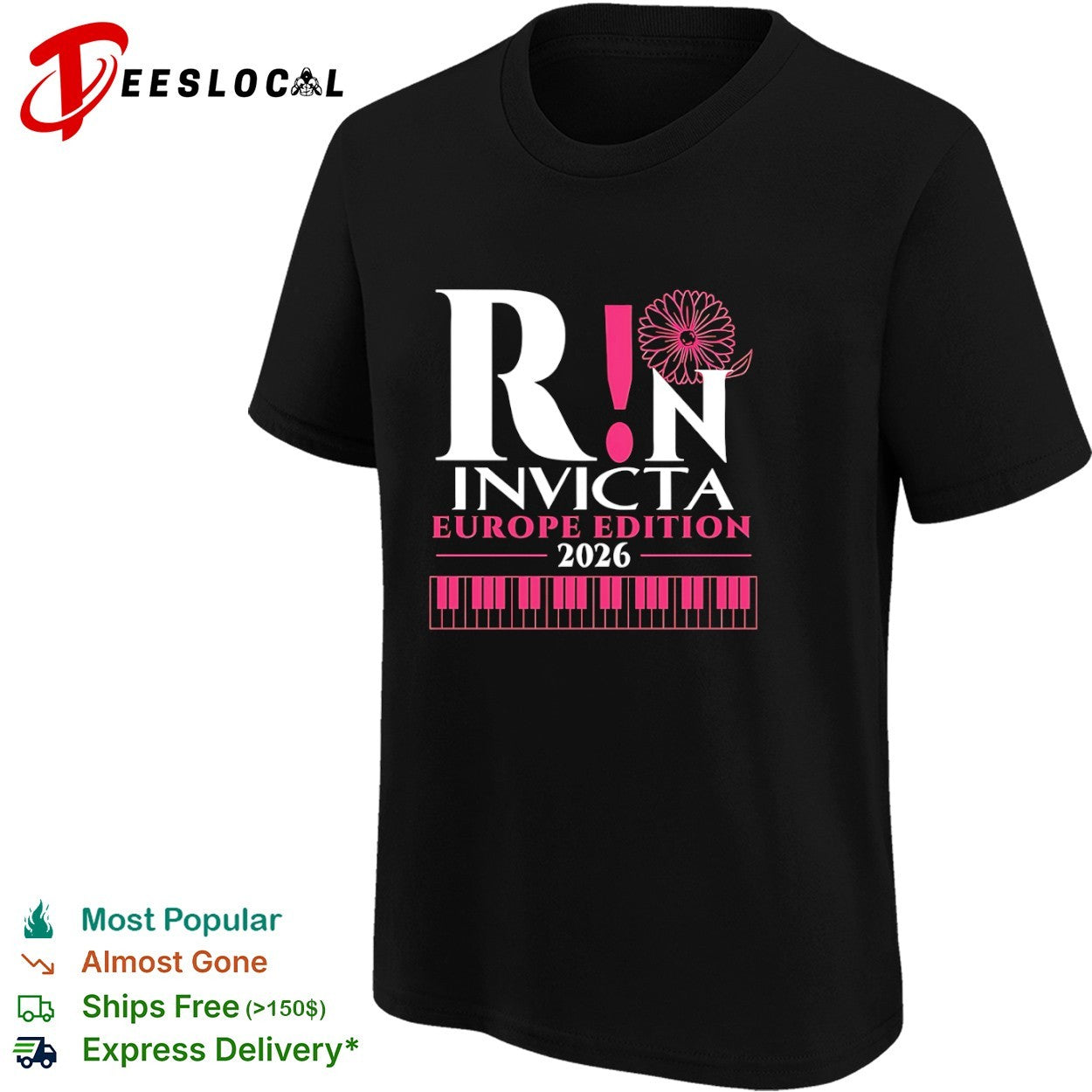 R!N Invicta Europe Edition 2026 Piano Music shirt