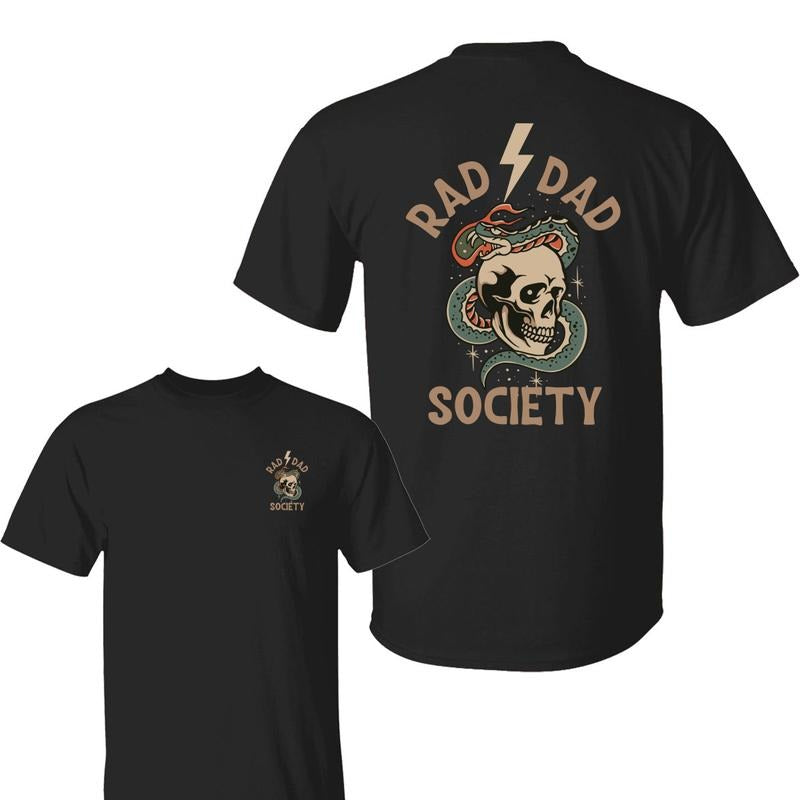 Rad Dad Society T-Shirt, Cool Dad Club, First Fathers Day Present, Papa Of Boys, Gift For Husband, Daddy T-shirt,...