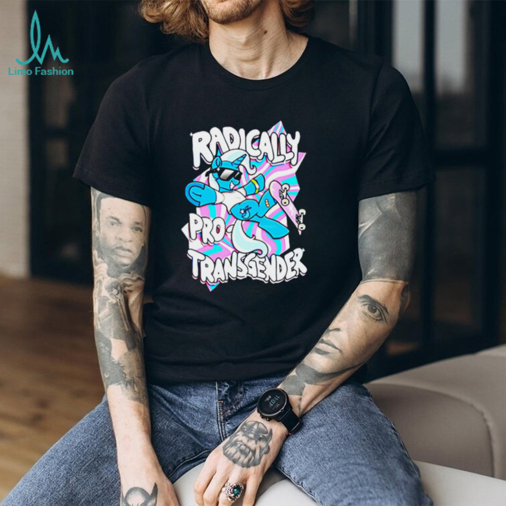 Radically Pro Transgender Skateboarding Unicorn T Shirt