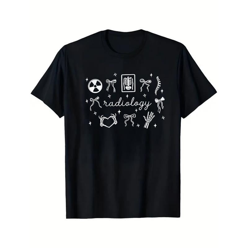 Radiology Sweatshirt Cotton T-shirt for Radiology Department RAD Tech Xray Tech Radiologist Fabric Crewneck Hoodie