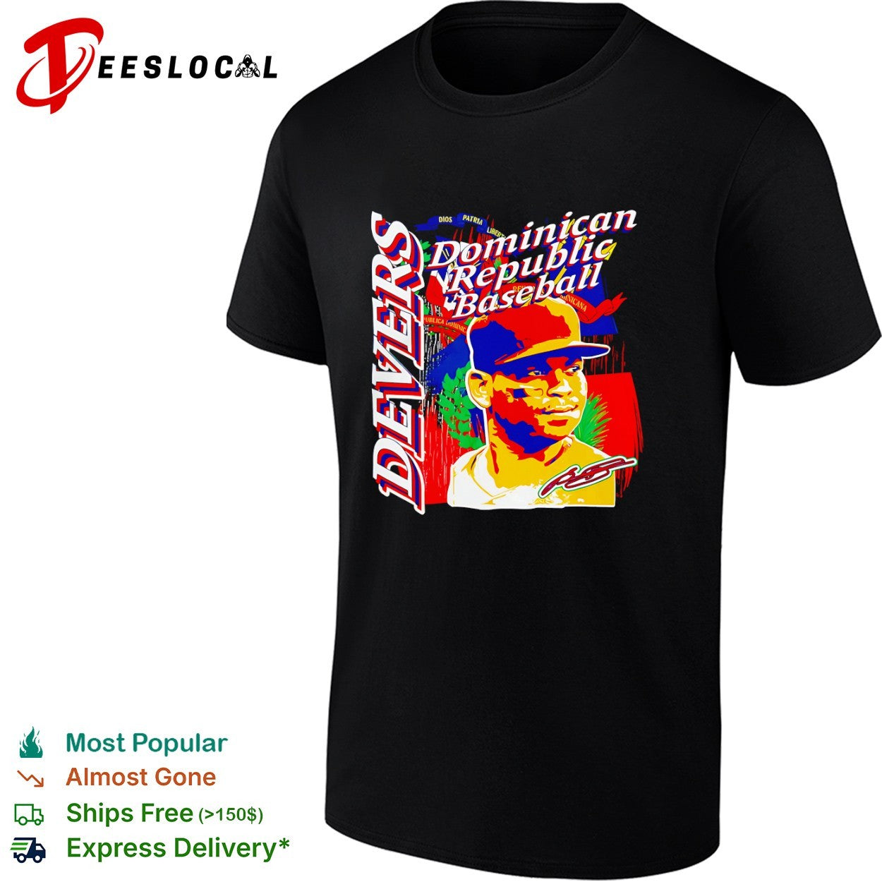 Rafael Devers Boston Red Sox Dominican Republic Baseball shirt