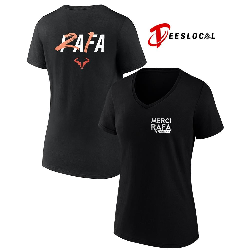 Rafael Nadal Merci Rafa logo shirt