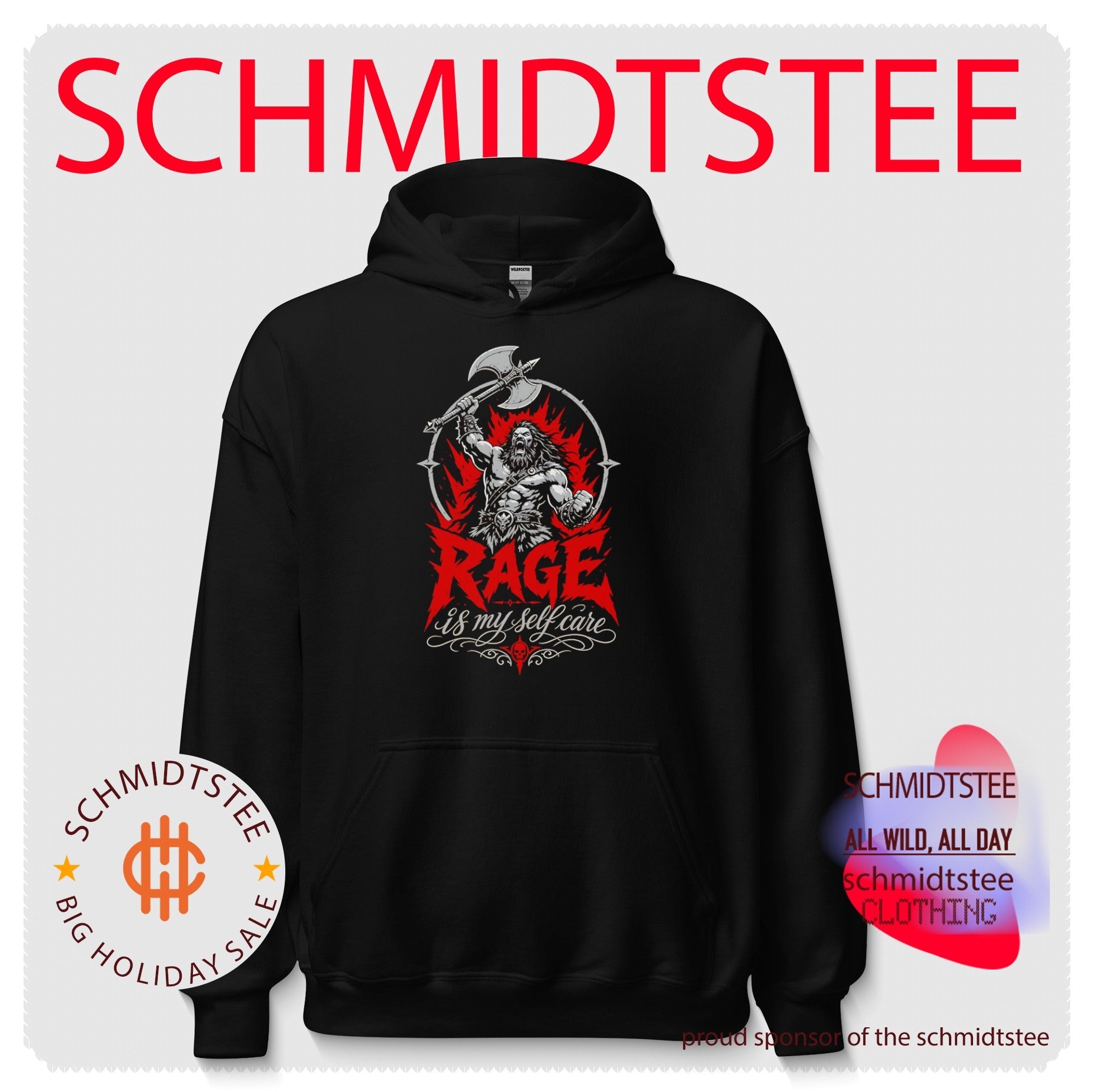Rage Is My Self Care Barbarian Warrior fantasy shirt