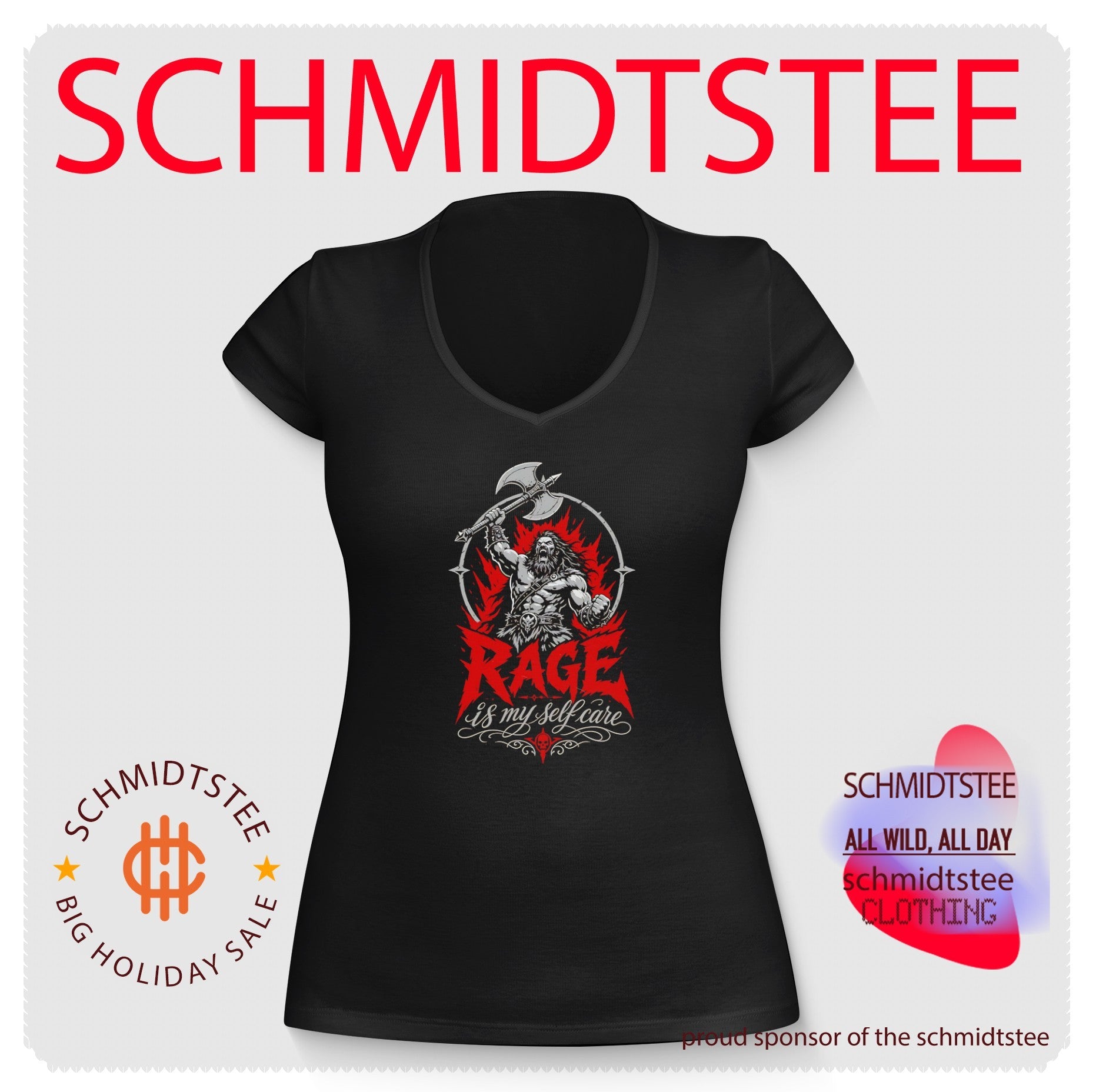 Rage Is My Self Care Barbarian Warrior fantasy shirt