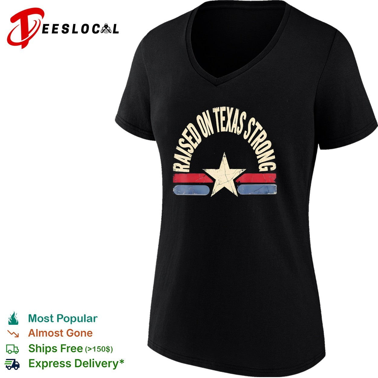 Raised on Texas strong lone star shirt