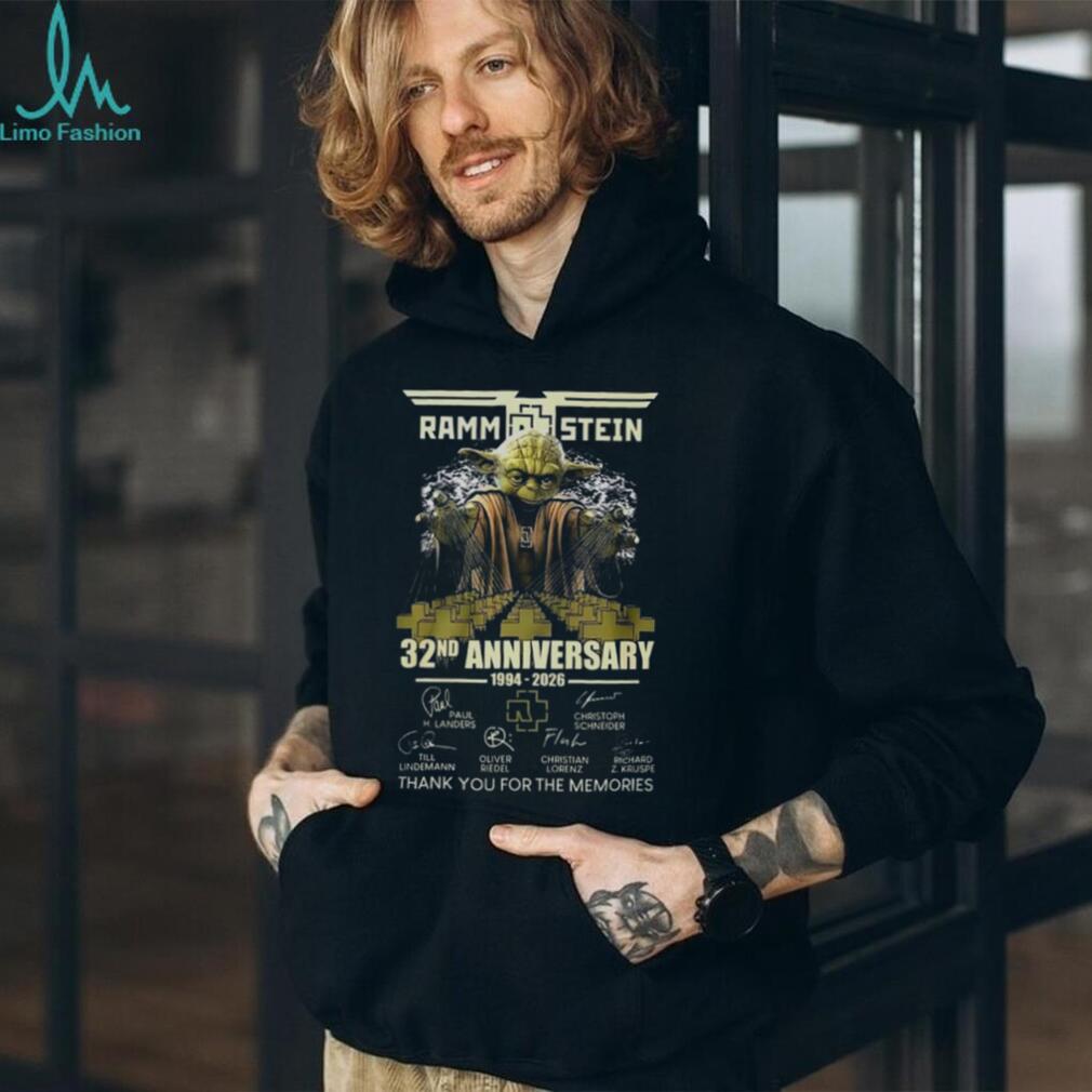 Rammstein 32nd Anniversary Yoda 1994 2026 Signatures Shirt
