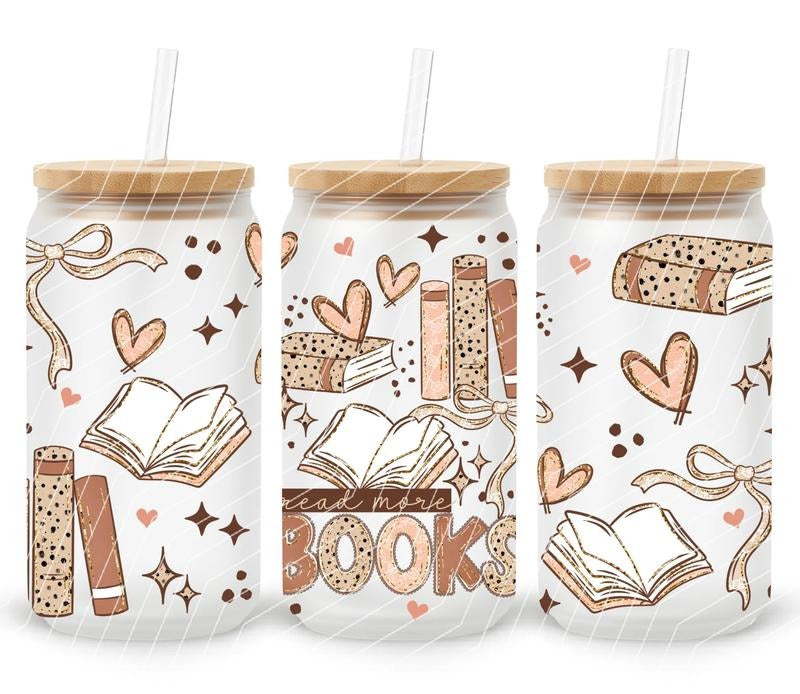 Read More Books 16oz UV DTF CUP WRAP Peel Cup Wraps No Press Required T-Shirts, Hoodie, Sweatshirt | PodTeesHub.com