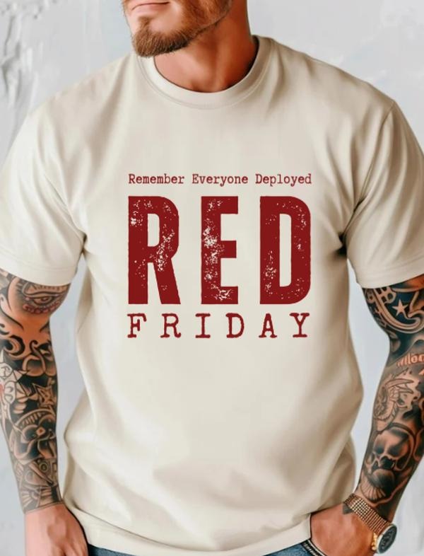 Red Friday - Remember Everyone Deployed T-shirt Hoodie, Sweatshirt | PodTeesHub.com