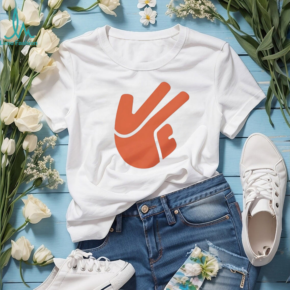 Red Hand Gesture West Coast Sign Urban Style Graphic T Shirt