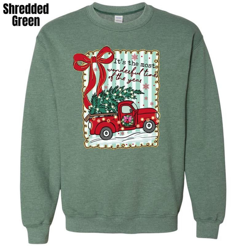 Red Truck Wonderful Time Sweatshirt 'BFNLB' T-Shirts, Hoodie | PodTeesHub.com