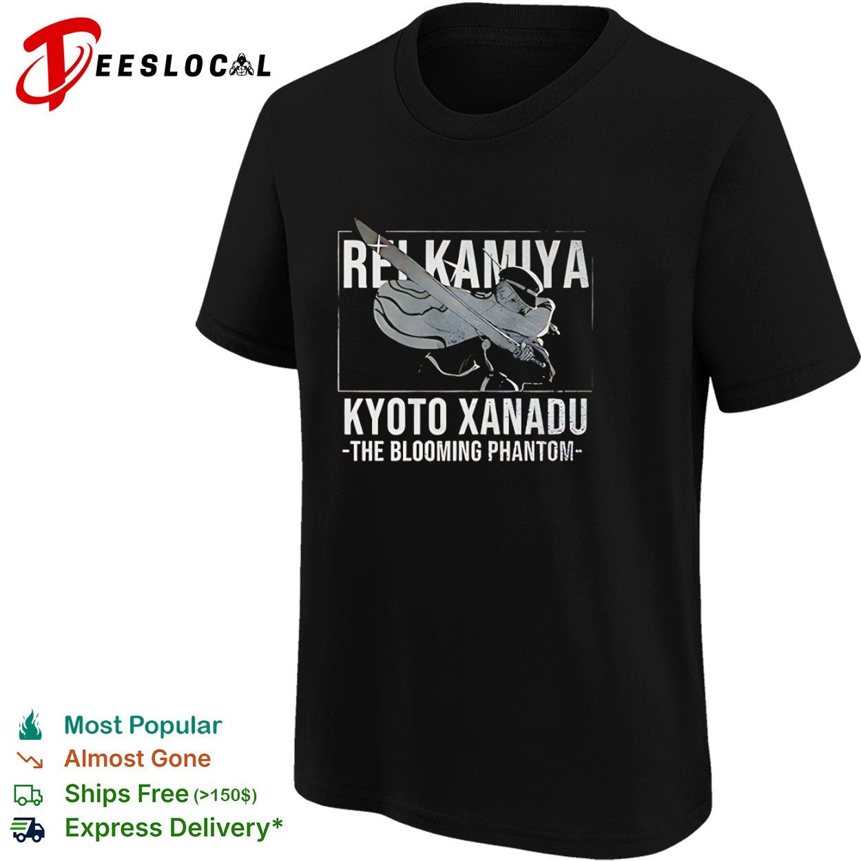 Rei Kamiya Kyoto Xanadu the Blooming Phantom Anime Character shirt