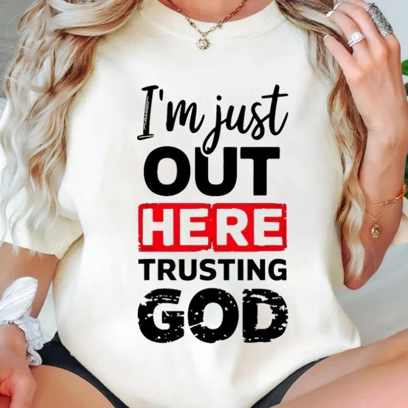 Religious T-shirt, Trust in God Design, Christian Faith Apparel, Comfortable Cotton, Inspirational Gift Idea Hoodie,...