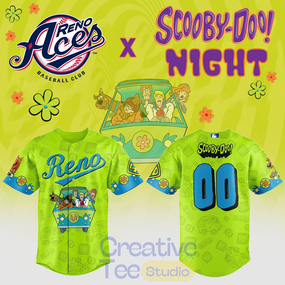 Reno Aces 2026 Scooby-Doo Night Custom Baseball Jersey