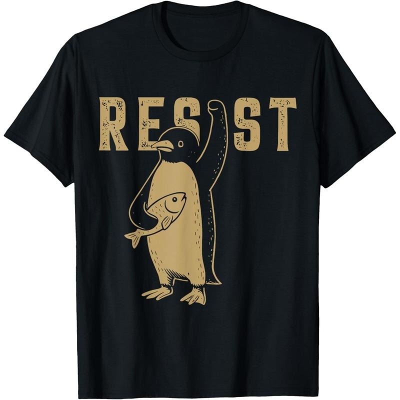 Resist Penguins Activism Graphic We Stand With Penguins T-Shirt Hoodie, Sweatshirt | PodTeesHub.com