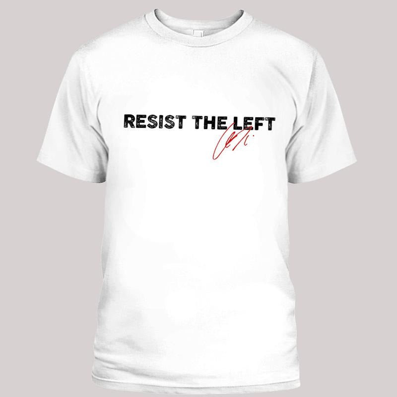 Resist The Left Shirts, Charlie Kirk Graphic Tee, Rest In Peace Charlie Kirk, Charlie Kirk Memorial Shirts Hoodie, Sweatshirt