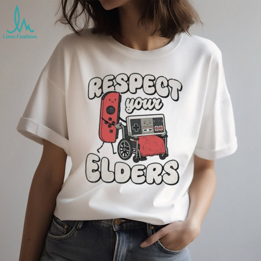 Respect your elders console game shirt