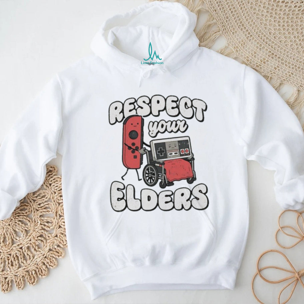 Respect your elders console game shirt