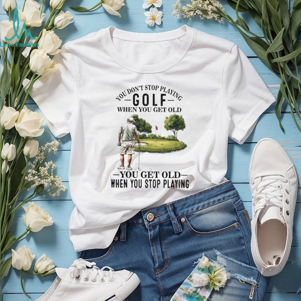 Retirement Golf Quote Senior Player Green Hobby T Shirt