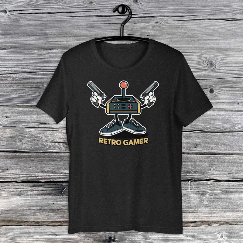 Retro Gamer Shirt, Gaming Tee, Gaming Shirt, Retro Tee, Game Shirt, Fun Tee Hoodie, Sweatshirt | PodTeesHub.com
