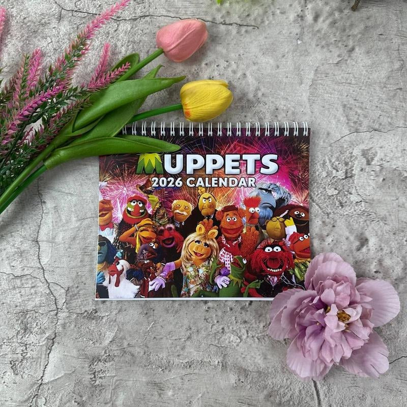 Retro The Muppets 2026 Calendar, The Muppets Show Calendar, 2026 Muppets Calendar, Christmas Gift For Muppets Lovers...
