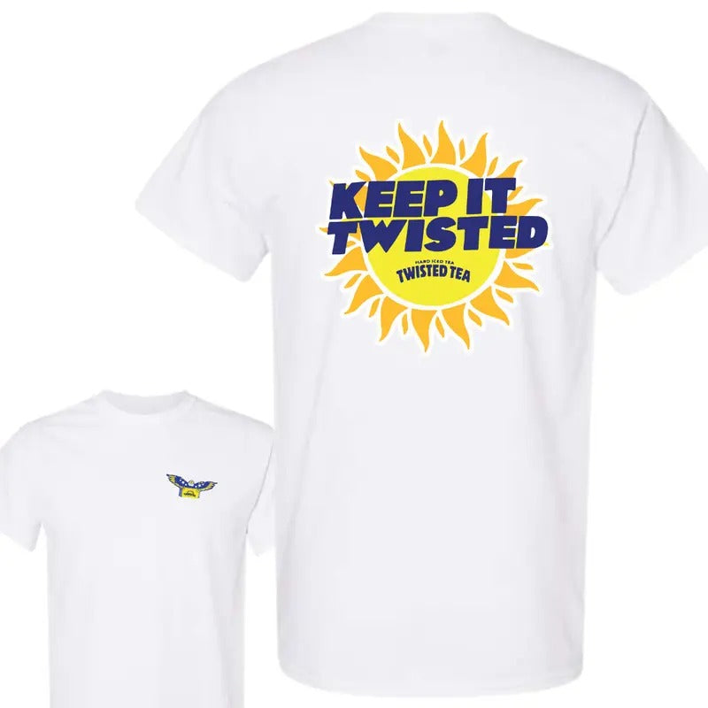 Retro Twisted Teas And Double D's Front And Back Unisex Short Sleeve T-shirt, For Women , For Men Hoodie, Sweatshirt