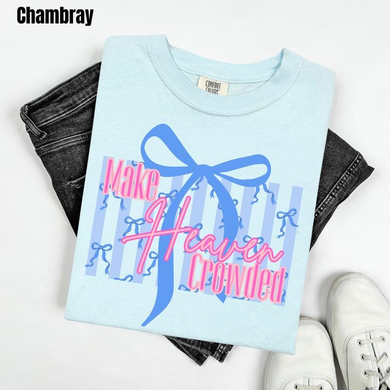 Ribbon Make Heaven Crowded Comfort Colors T-Shirt 'BFNLB' Hoodie, Sweatshirt | PodTeesHub.com