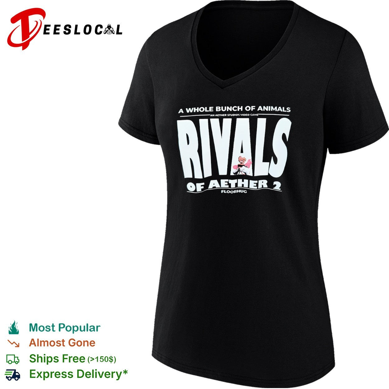 Rivals of Aether 2 A Whole Bunch of Animals An Aether Studios Video Game shirt