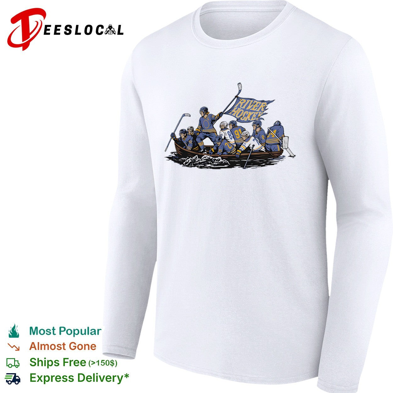 River Hockey Buffalo Sabres NHL style Washington Crossing Delaware shirt