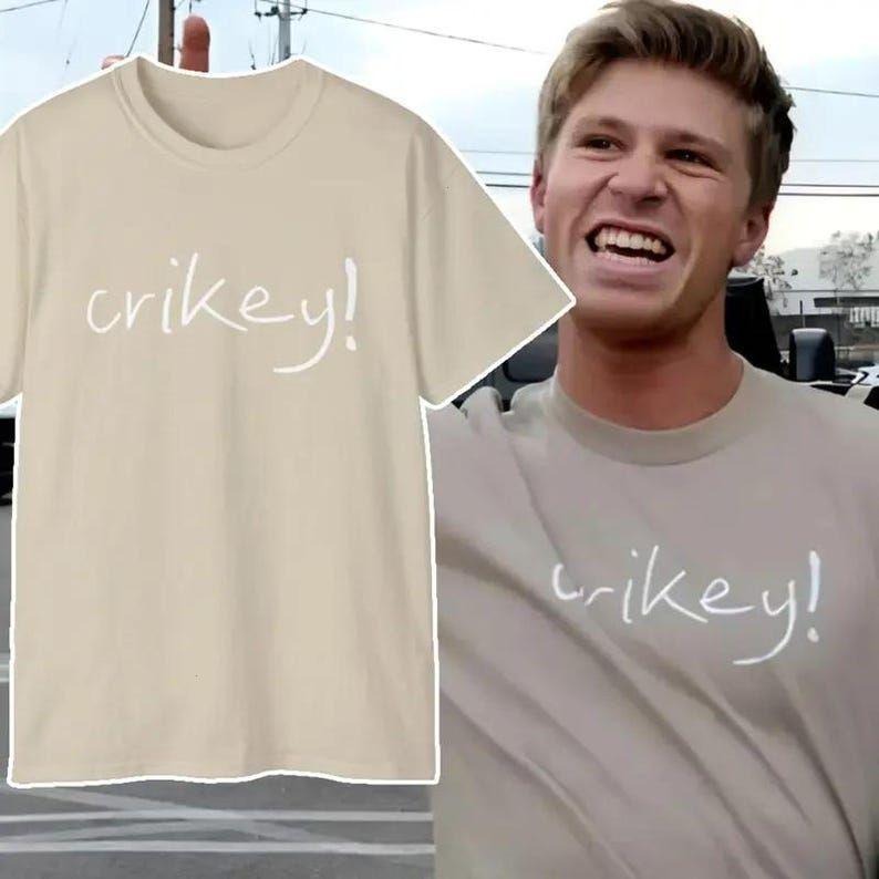 Robert Irwin Crikey T-Shirt, Crocodile Hunter Crikey Australia Zoo 90s Vintage Nostalgia Unisex sweatshirt, Australia...