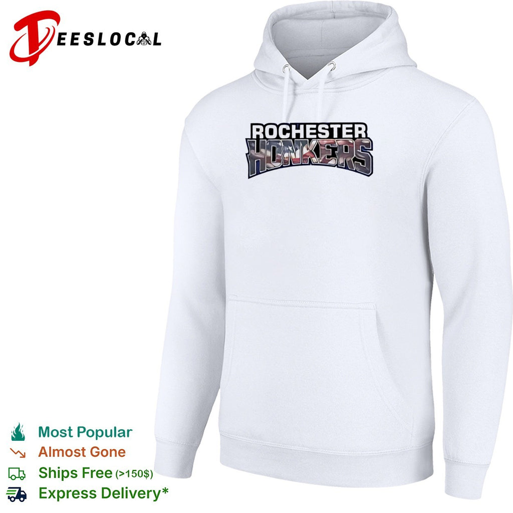 Rochester Honkers Northwoods League Baseball Team American Flag Pattern shirt