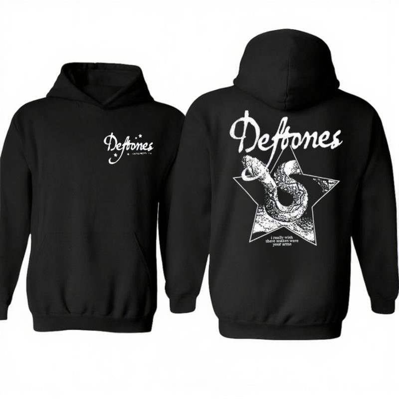 Rock Band Deftoness Private Music 2 Sides Shirt, Concert Merch Gift For Rock And Metal Fans, Snake Music Shirt, Unisex...