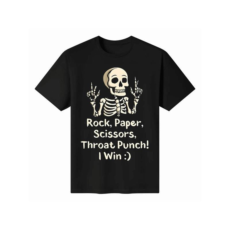 Rock Paper Scissors Throat Punch Win Shirt -Funny Game Shirt Hoodie, Sweatshirt | PodTeesHub.com