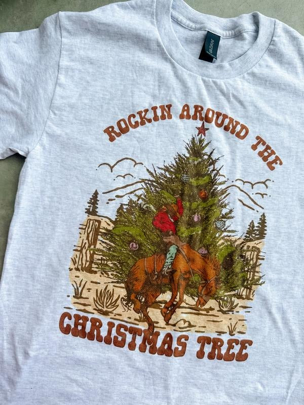 Rockin' Around Country Graphic Top T-Shirts, Hoodie, Sweatshirt | PodTeesHub.com