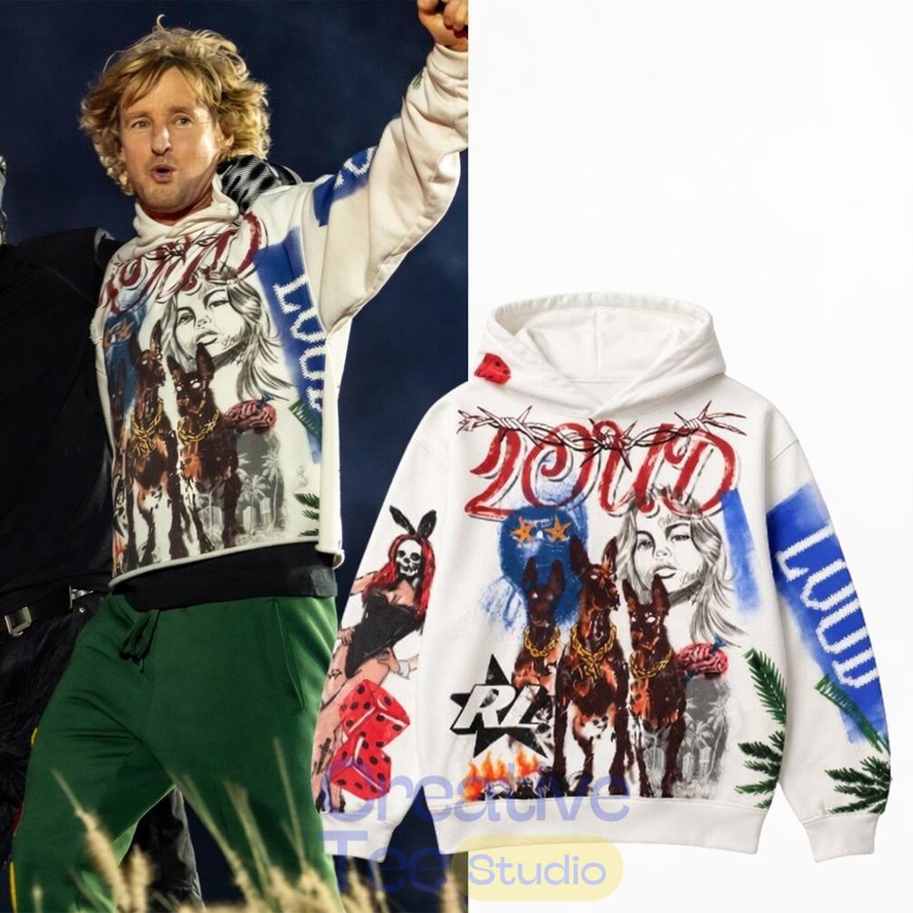 Rolling Loud Movie Owen Wilson Mixed Media Cement Hoodie
