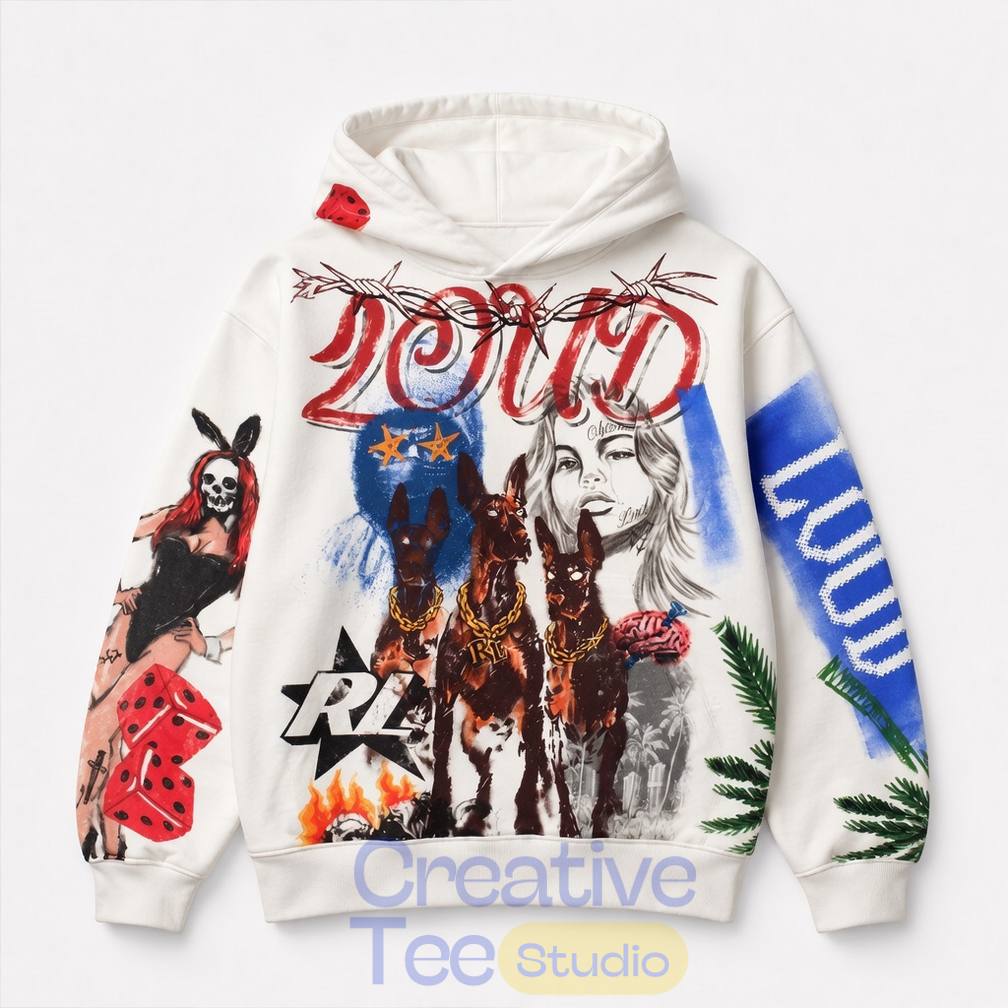 Rolling Loud Movie Owen Wilson Mixed Media Cement Hoodie