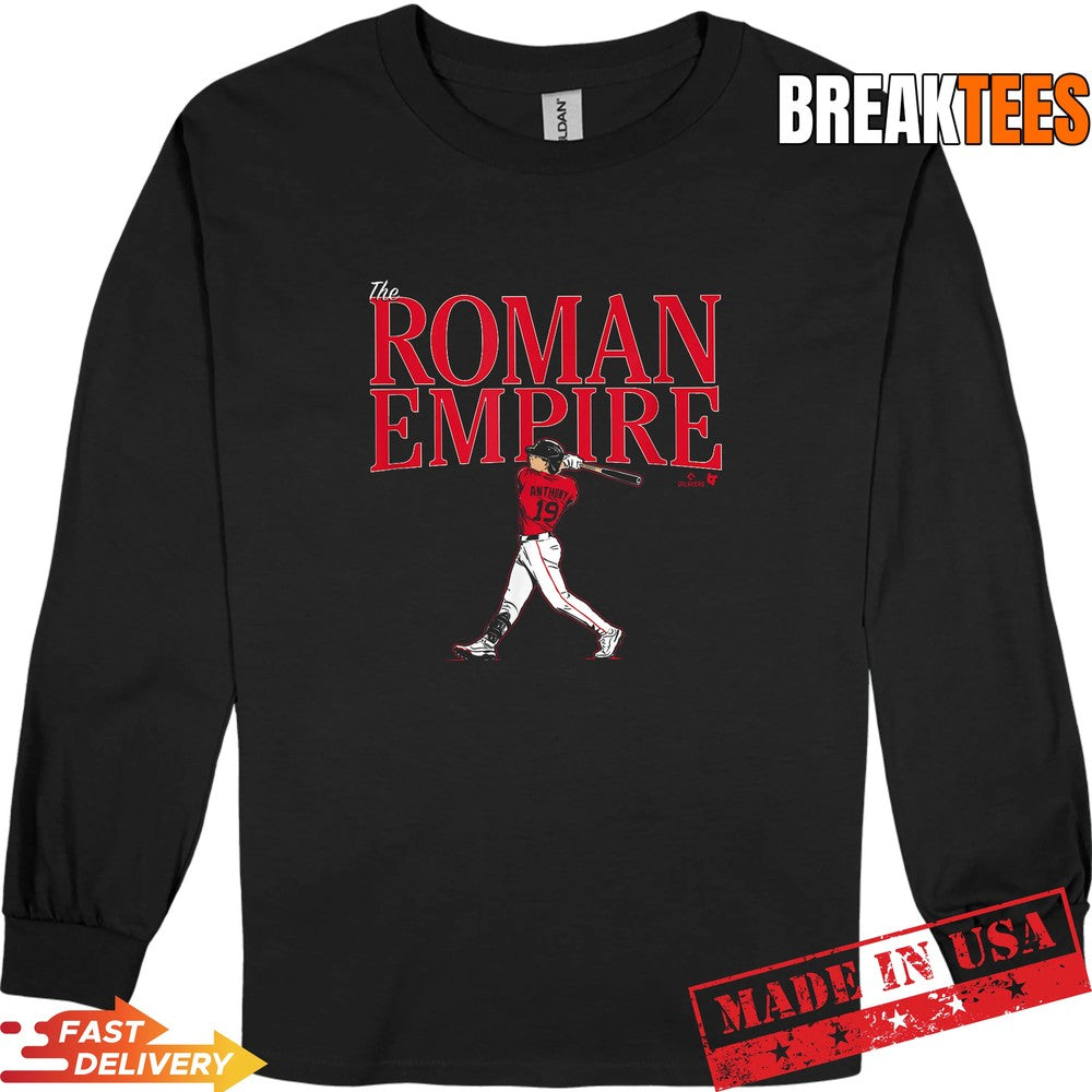 Roman Anthony The Roman Empire Boston Baseball T-Shirt