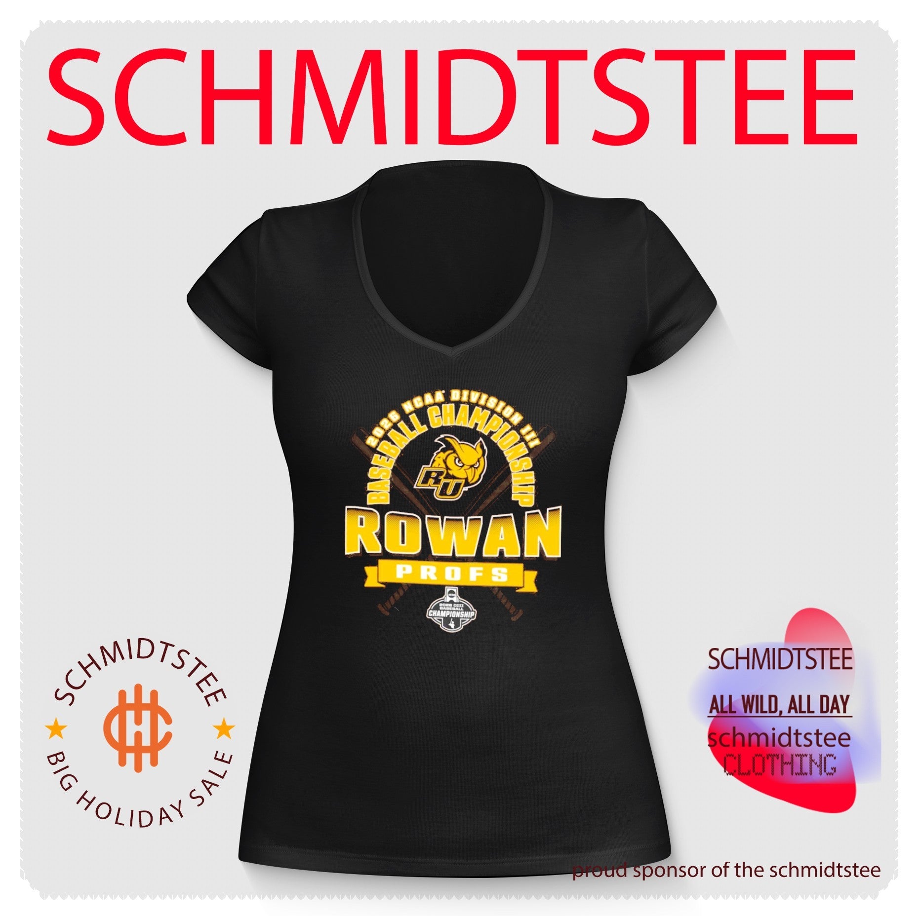 Rowan Profs 2026 NCAA Division III Baseball Championship shirt