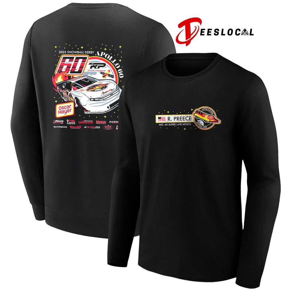 Ryan Preece Apollo 60 Snowball Derby Oscar Mayer car racing graphic shirt