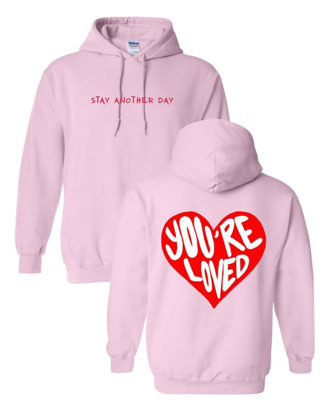 SAD Stay Another Day Valentines Day Exclusive Mental Health Awareness Unisex Hoodie T-Shirts, Sweatshirt | PodTeesHub.com