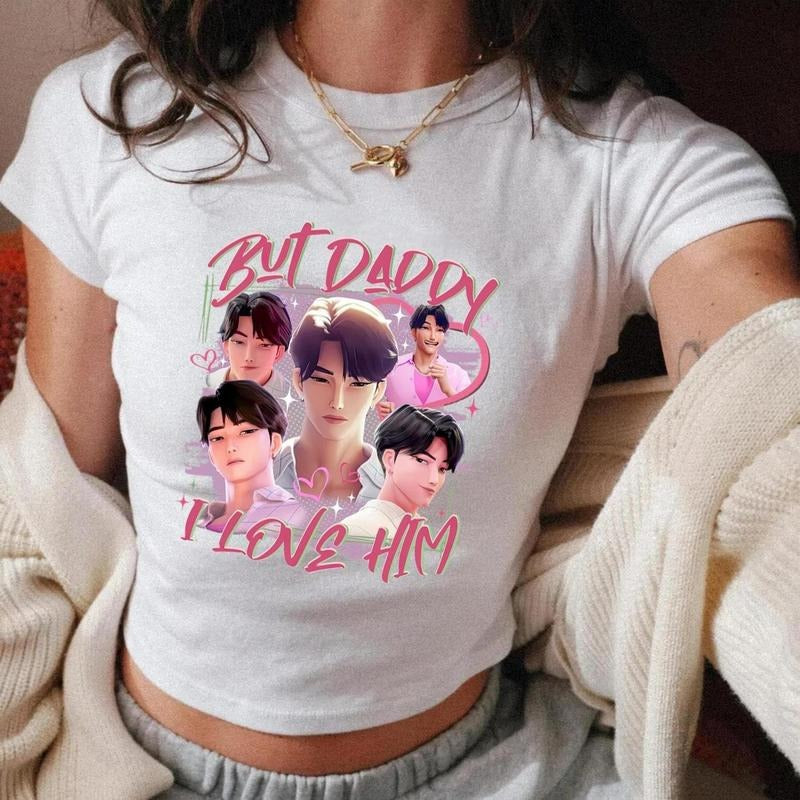 [SALE UP TO 50%]But Daddy I Love Him  T Baby Tee, Jinu Saja Boys Hunter Baby Tee, Gift for Fan Kpop Lovers, Villain...