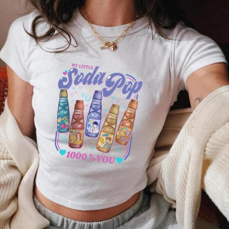 [SALE UP TO 50%]Saja Boys Soda Pop KPDH Graphic Tee, Saja Boys Huntrix Youth Baby Tee, Kpop Demon Boy Band Inspired Baby...
