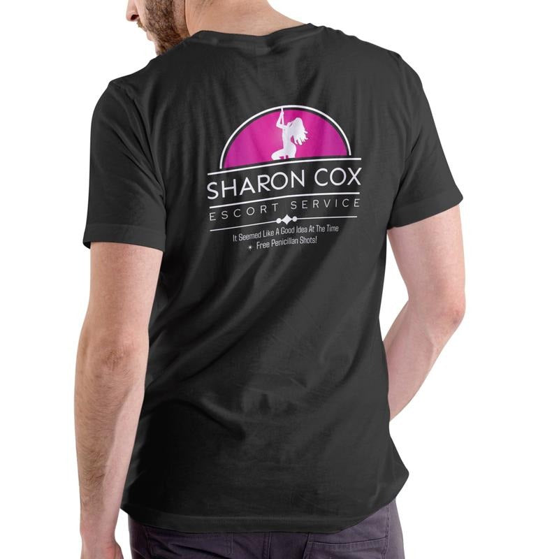SHARON COX ESCORT Funny name T Shirt, Unisex Cotton Hoodie, Sweatshirt | PodTeesHub.com