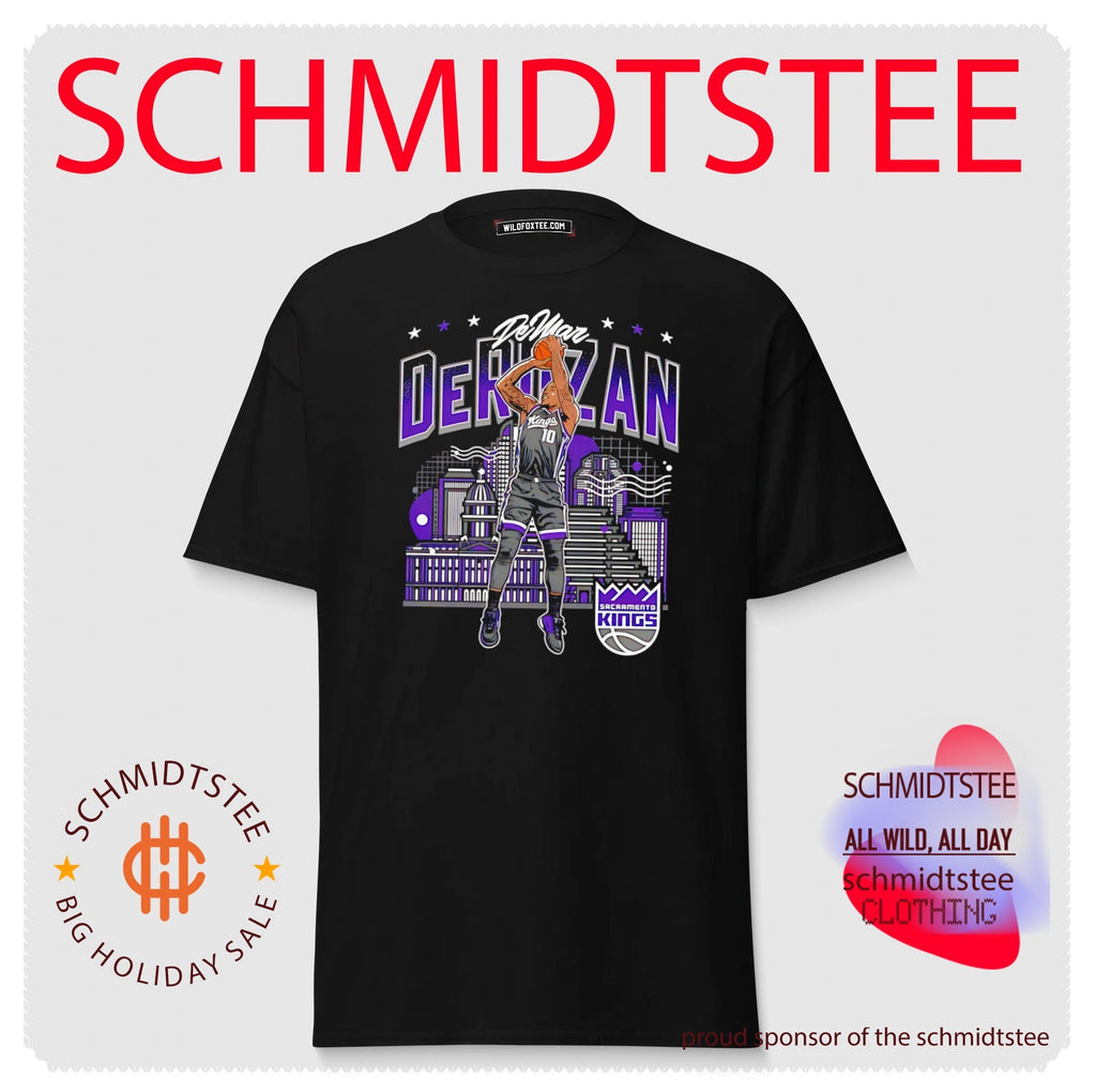 Sacramento Kings Demar Derozan number 10 illustration shirt