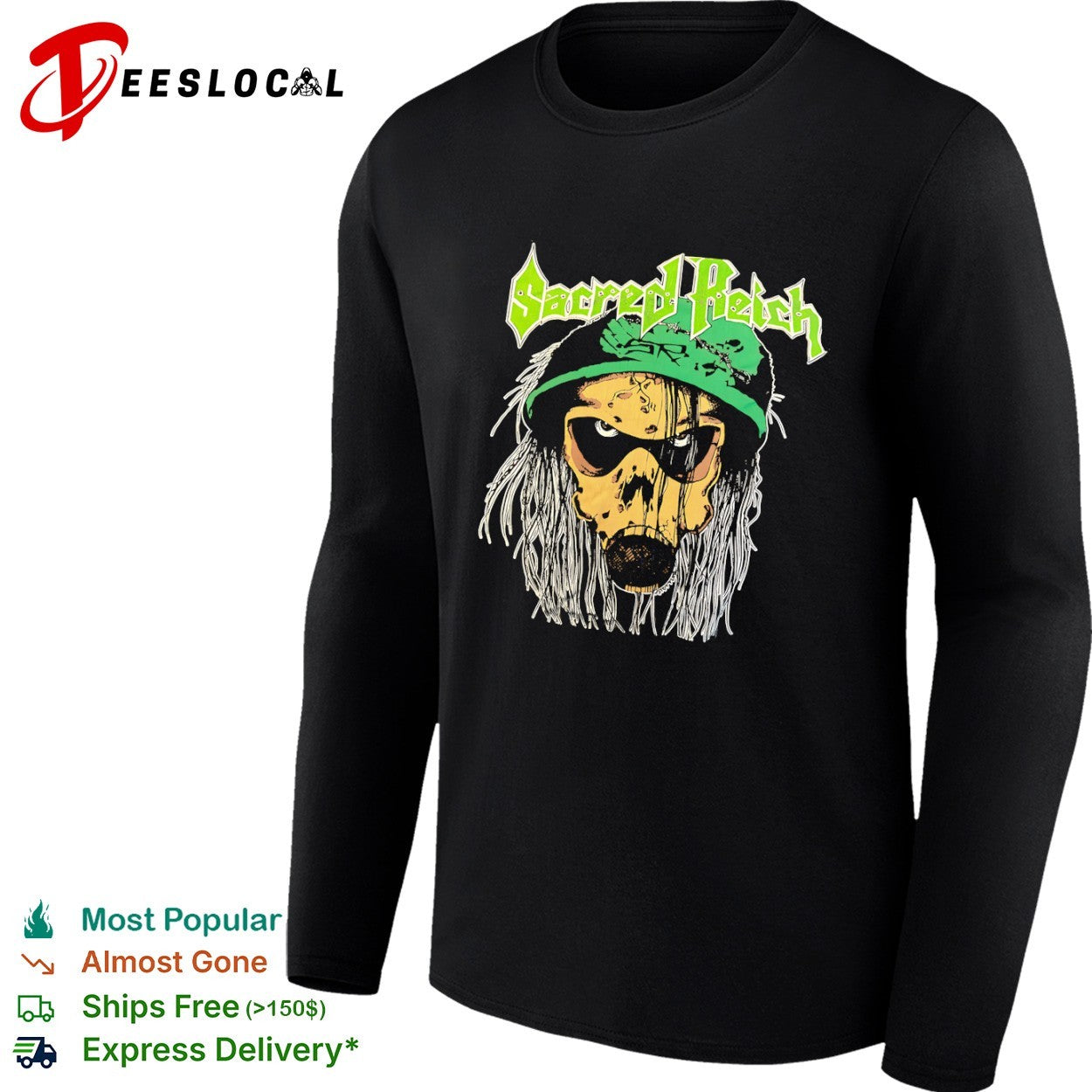 Sacred Reich skull shirt