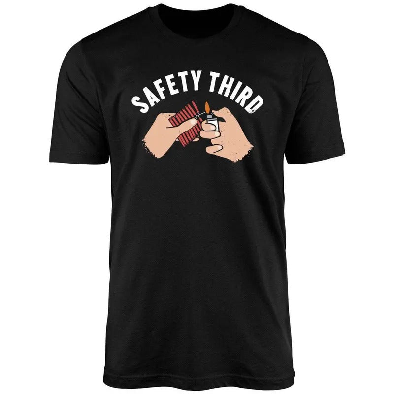 Safety Third Unisex Shirt Hoodie, Sweatshirt | PodTeesHub.com