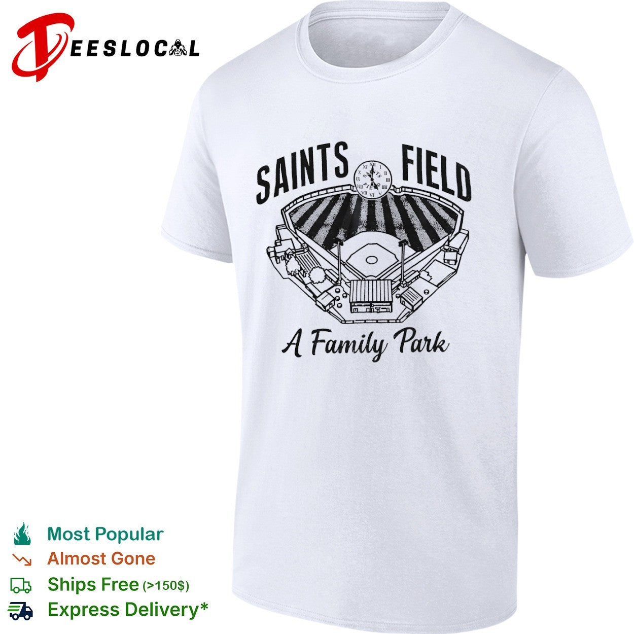 Saints Field A Family Park Baseball Stadium Diamond shirt