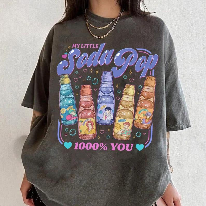 Saja Boys Soda Pop KPDH Comfort Colors Shirt, Saja Boys Huntrix PIN, Kpop Demon Boy Band Inspired Shirt, Kpop Movie...