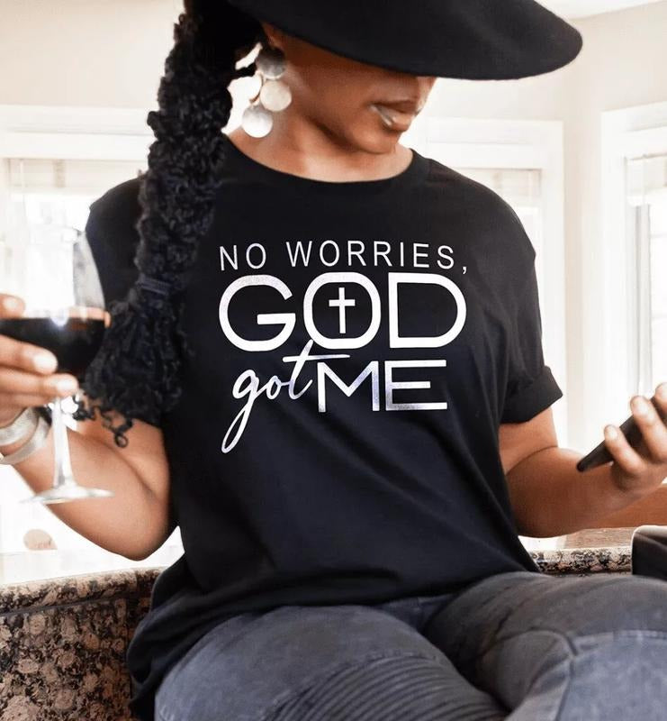 [Sale up to 30%] No Worries God Got Me Shirt, God Got Me T-Shirt | Unisex Graphic Tee | Retro Gift for Men & Women...