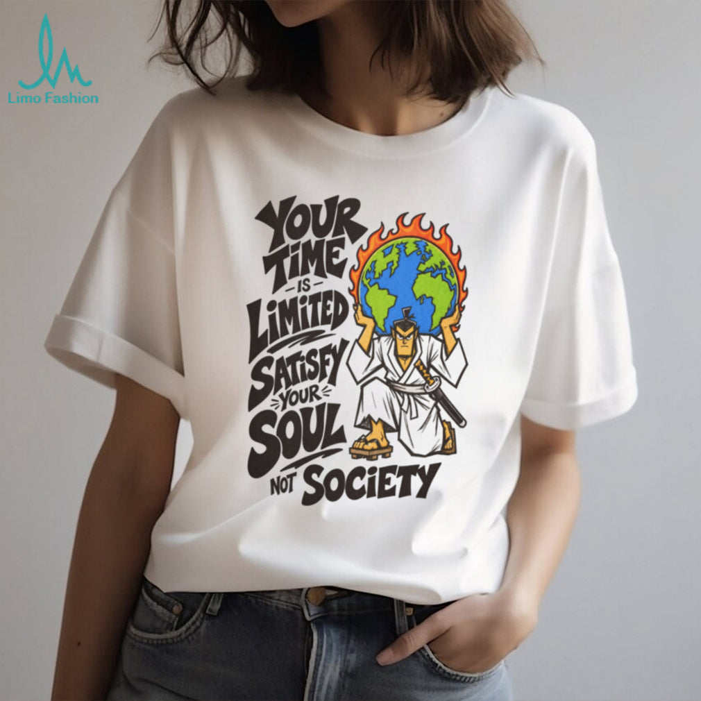 Samurai Jack Your Time Is Limited Soul Motivation Graphic T Shirt